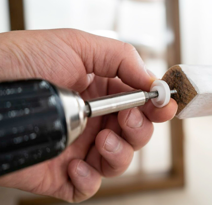 Møbelknotter med pendlerbar filt