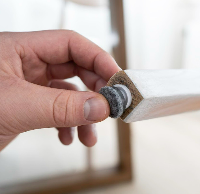 Møbelknotter med pendlerbar filt